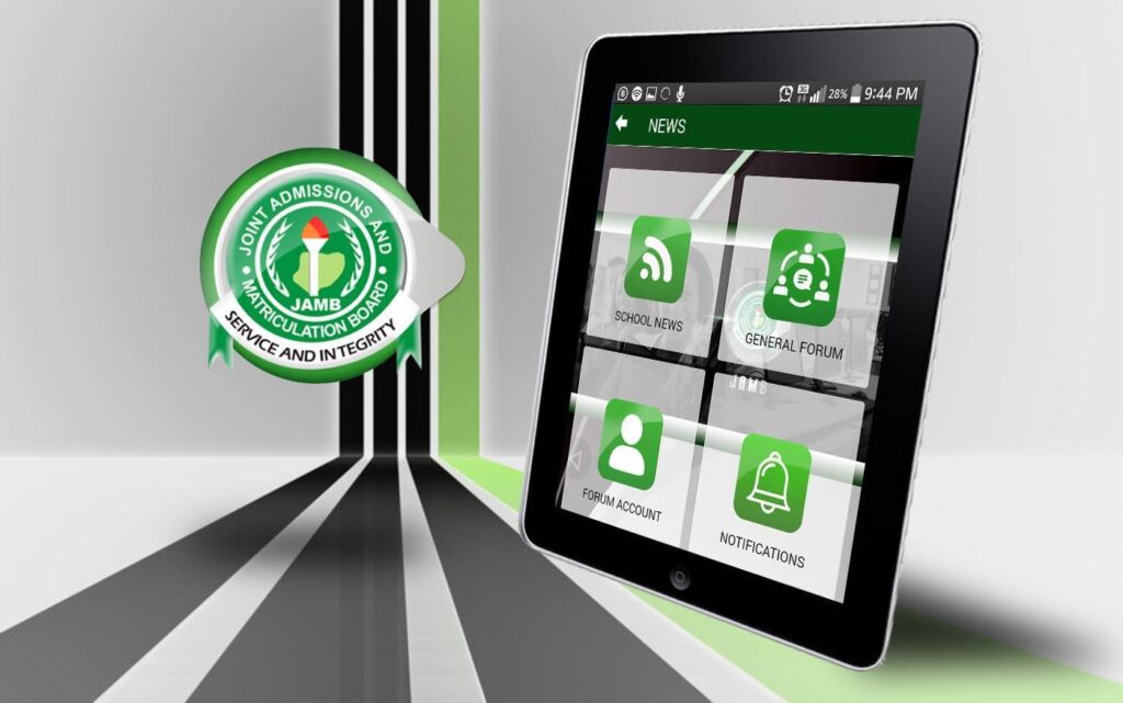 online Joint Admissions and Matriculation Board JAMB services