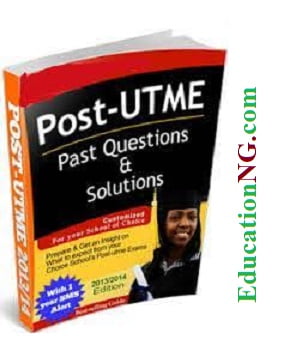 WAEC, JAMB and post utme past questions